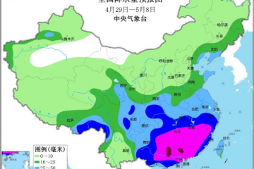 江南華南降雨偏多 中東部有大范圍降雨 ()